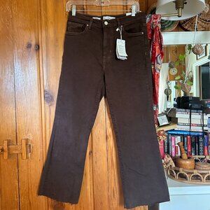 Mango Women's Brown Jeans Size 8 New With Tags